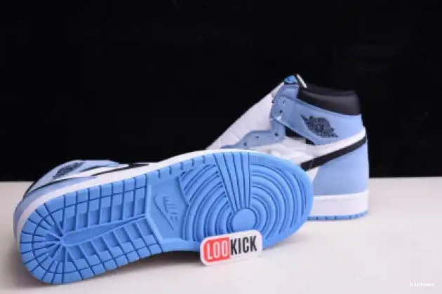 Rep BLACK RETRO AIR 555088-134 WHITE 1 HIGH JORDAN UNIVERSITY BLUE 0604